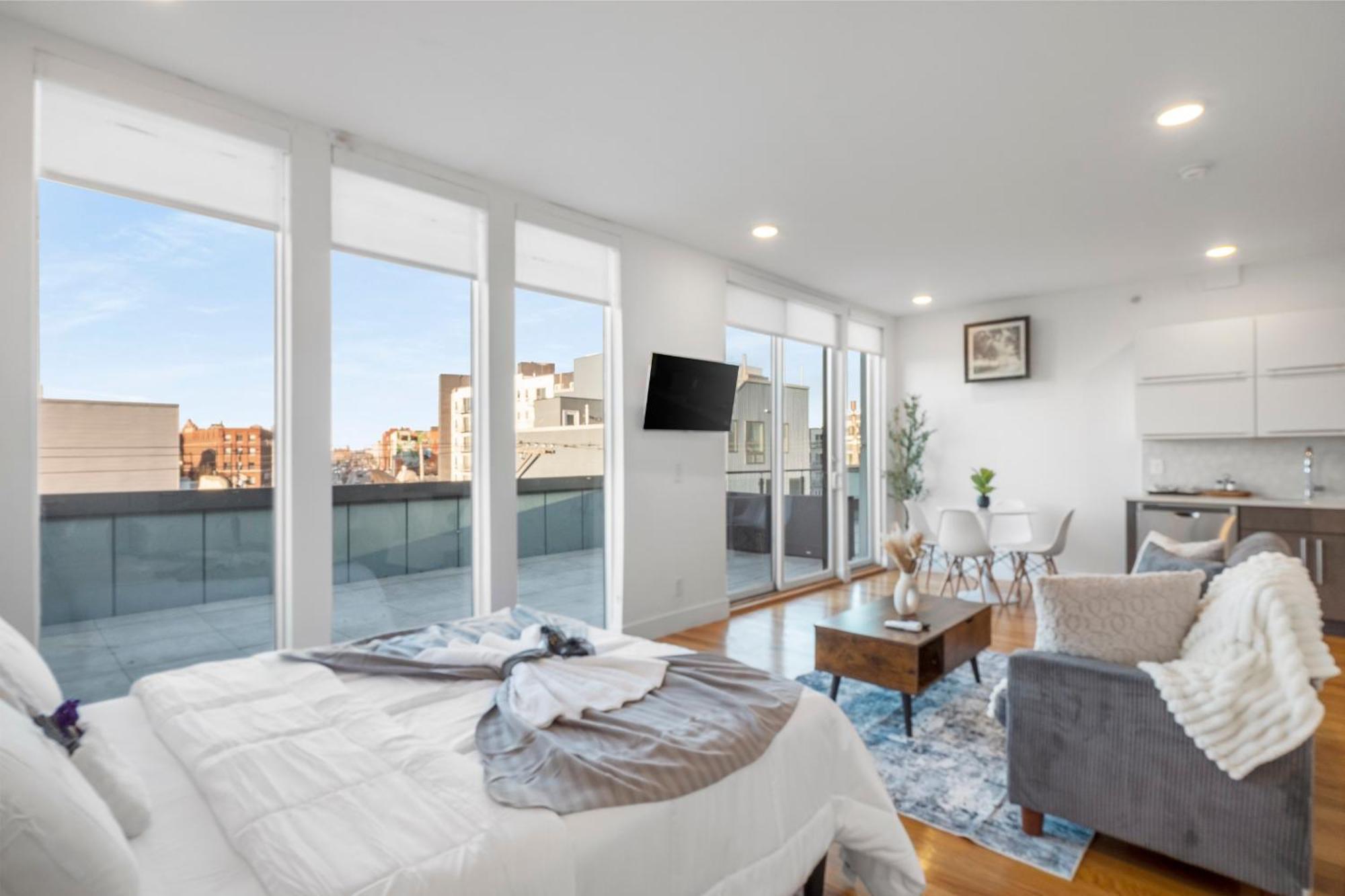 Apartamento Nolibs Luxury Loft Studio & Balcony Filadelfia Exterior foto